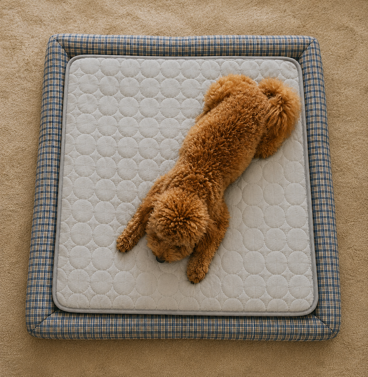 the cooling mat — for slow summer naps.