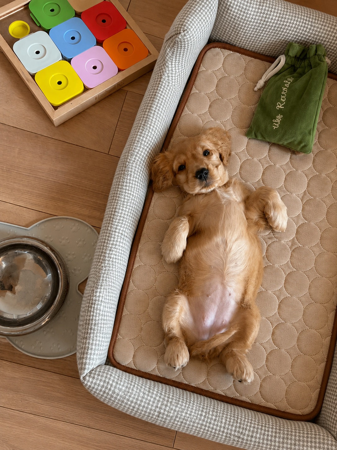 the cooling mat — for slow summer naps.